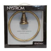 Nystrom Towel Holder Ring Venetian Bronze Bathroom Towel Ring New - £11.74 GBP