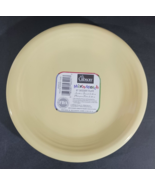 Gibson Housewares Pastel YELLOW Mix and Match Stoneware 8&quot; DESSERT PLATE... - £5.60 GBP