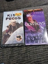 The Cowboys/Kings of Pecos  (VHS, BB, Warner Bros. Westerns) John Wayne SEALED - £7.78 GBP