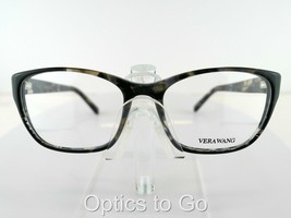 VERA WANG V 501 (BK) BLACK TORTOISE 51-16-132 Eyeglass Frame - £37.36 GBP