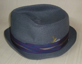 Pinzano Hat Size 7 1/2 60cms Straw Genuine Milan Imported  Made in USA - £15.81 GBP