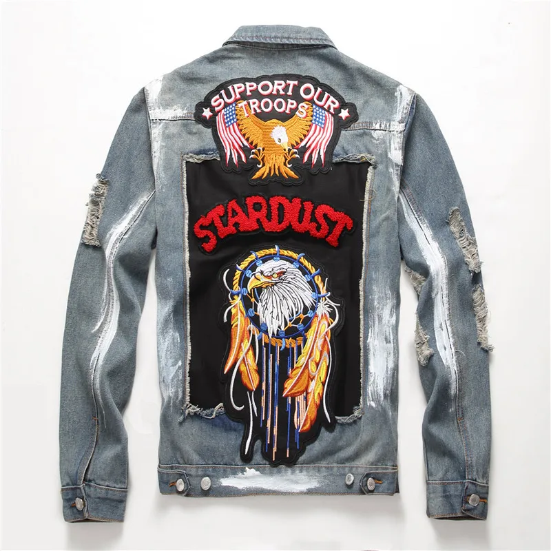 Unisex Patchwork Fashion Korean Style Leather Jackets &amp; Coats - $99.00