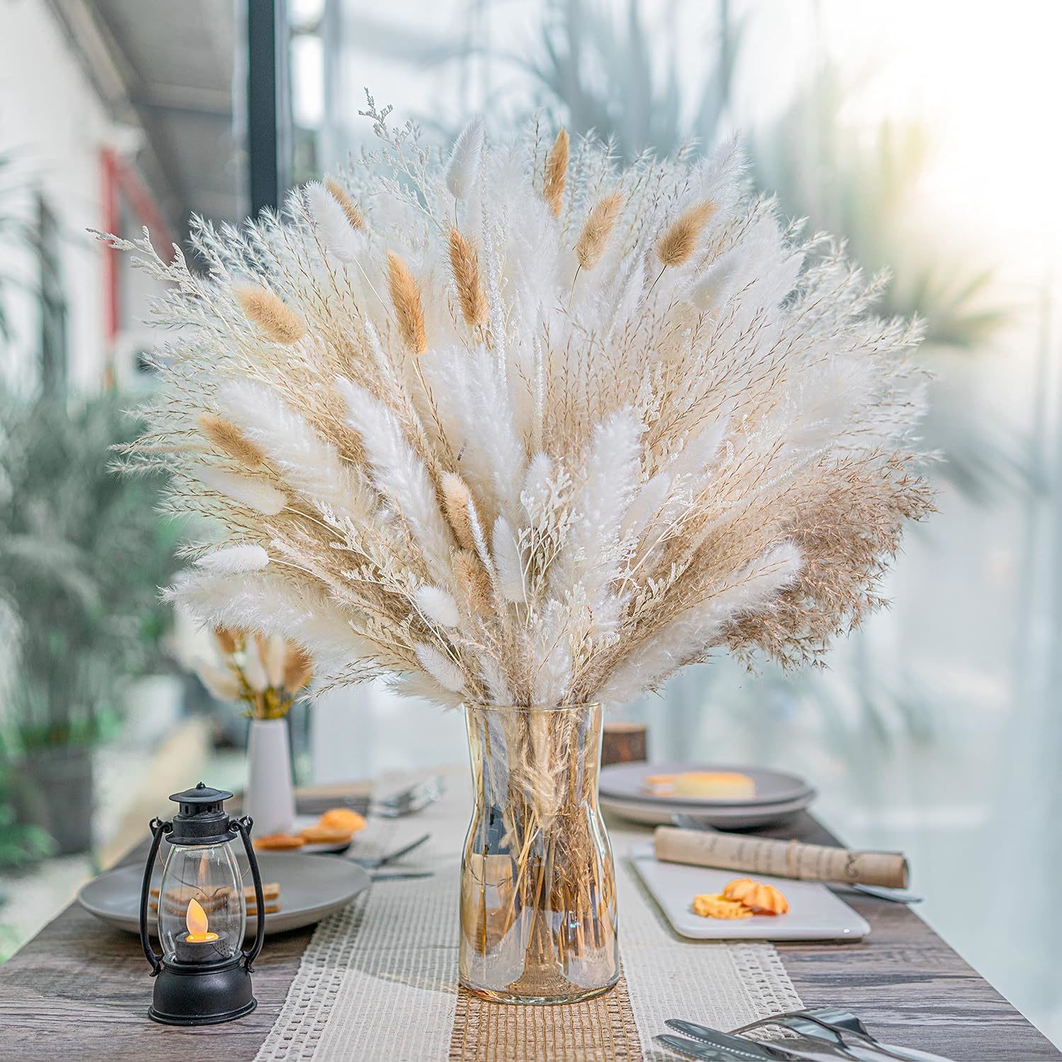 95 PCS Natural Pampas Grass Décor Bouquet - $18.00