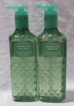Bath &amp; Body Works Cleansing Gel Hand Soap Lot Set Of 2 Mahogany Balsam - £18.58 GBP