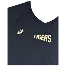 Auburn Tigers Fitted Long Sleeve T-Shirt Womens Size M Medium Workout Asics Blue - £20.75 GBP