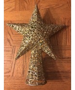 Christmas Tree Topper Gold Glitter - $27.01 CAD