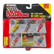 NASCAR Racing Champions Five 1:144 Scale Die-Cast Race Cars Labonte Elliott 1997 - £15.37 GBP