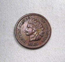 1865 Indian Cent RPD XF Details AN264 - £78.24 GBP