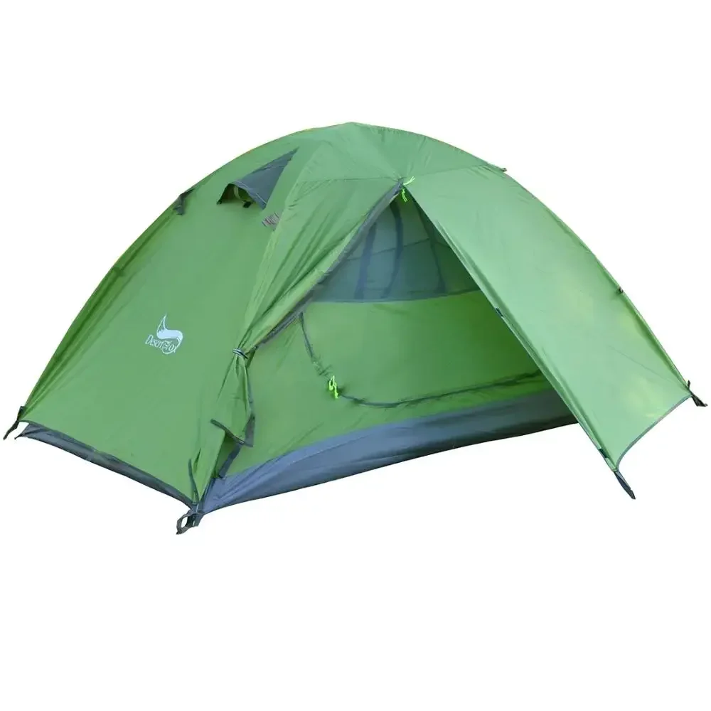 2 Person Waterproof Tent 3 Season Backpacking Hiking Tents for Camping Beach - £87.47 GBP