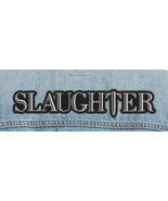 Slaughter Custom Back Patch 12 inch Embroidered - £11.72 GBP