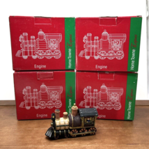 Set of 4, JCPenney Home Towne Express 1998 Edition Engine Christmas Deco... - $19.99