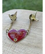 Lions Club Lapel Pin CENTEREACH Heart of The Super District 20-S Doves - €21,49 EUR