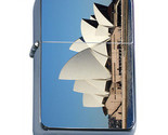 Famous Landmarks D3 Windproof Dual Flame Torch Lighter Sydney Opera House - $16.78