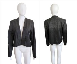 Elie Tahari Open Front Wool &quot;Skyler&quot; Gray Ombre Jacket Size 12 New $448 - £66.19 GBP