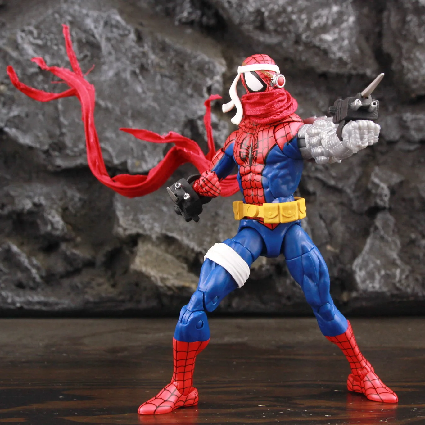 Marvel Legends Retro Series Cyborg Spider Man Upgraded 6&quot; Action Figure Comics - £52.23 GBP+