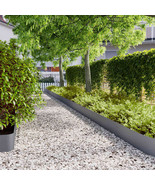 vidaXL Lawn Edgings 30 pcs Anthracite 7.9x40.6&quot; Cold-rolled Steel - $724.04 CAD