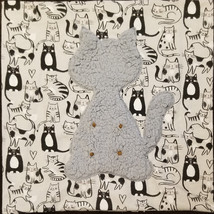 Cat Suckling Pillow Cover - Gray&#39;s - Cat Pacifier - Catsifier - £32.04 GBP