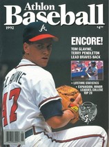 Tom Glavine unsigned Atlanta Braves Athlon Sports 1992 MLB Baseball Prev... - £7.86 GBP