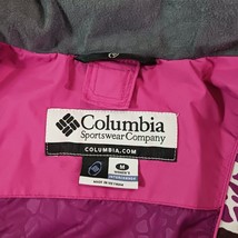 Columbia Interchange SL7642 Women’s Pink Hoodie Waterproof Jacket Size Medium image 3