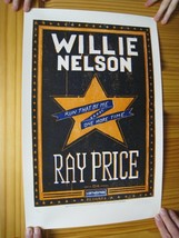 Willie Nelson Poster Ray Price Run That By Me One More Time - £351.46 GBP