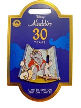 Disney Parks Aladdin 30 YEARS Prince Ali Slider Collectible Pin LE 4000 NEW - £17.93 GBP