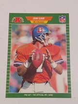 John Elway Denver Broncos 1989 Pro Set Card #100 - £0.77 GBP