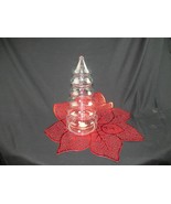 Christmas tree shape glass container, jar - $454.82 MXN
