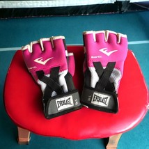 Women’s Pink L Everlast gloves rn89468 ever gel 1 lb Kickboxing Fitness ... - $16.95