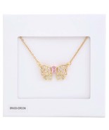 New Rhinestone Bow Metal Necklace - €10,26 EUR