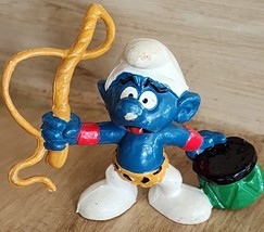Smurfs 20115 Lion Tamer Smurf Circus Figure Vintage PVC Toy Figurine 197... - €5,37 EUR