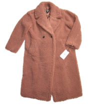 NWT UGG Gertrude Long Teddy Coat in Firewood Furry Cozy Sherpa Jacket L ... - $158.40