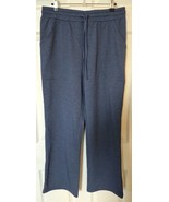 Aldi SERRA Stone Blue Wide Leg Stretch Lounge Pants w/ Pockets (M, 8-10)... - $15.94 CAD