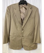 Haspel Men&#39;s Tan 100% Wool Blazer Size 40S SKU 6063 - $35.02