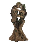 Sky Dance Celtic Greenman and Tree Woman Gaia Ent Couple Embracing Figurine - $530.53 MXN