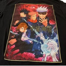 Jujutsu Kaisen Anime Manga T-Shirt Men&#39;s L Short Sleeve Graphic Crew Nec... - £22.22 GBP