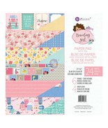 Prima Marketing Double-Sided Paper Pad 12&quot;X12&quot; 24/Pkg-Traveling Girl 6 F... - £11.56 GBP