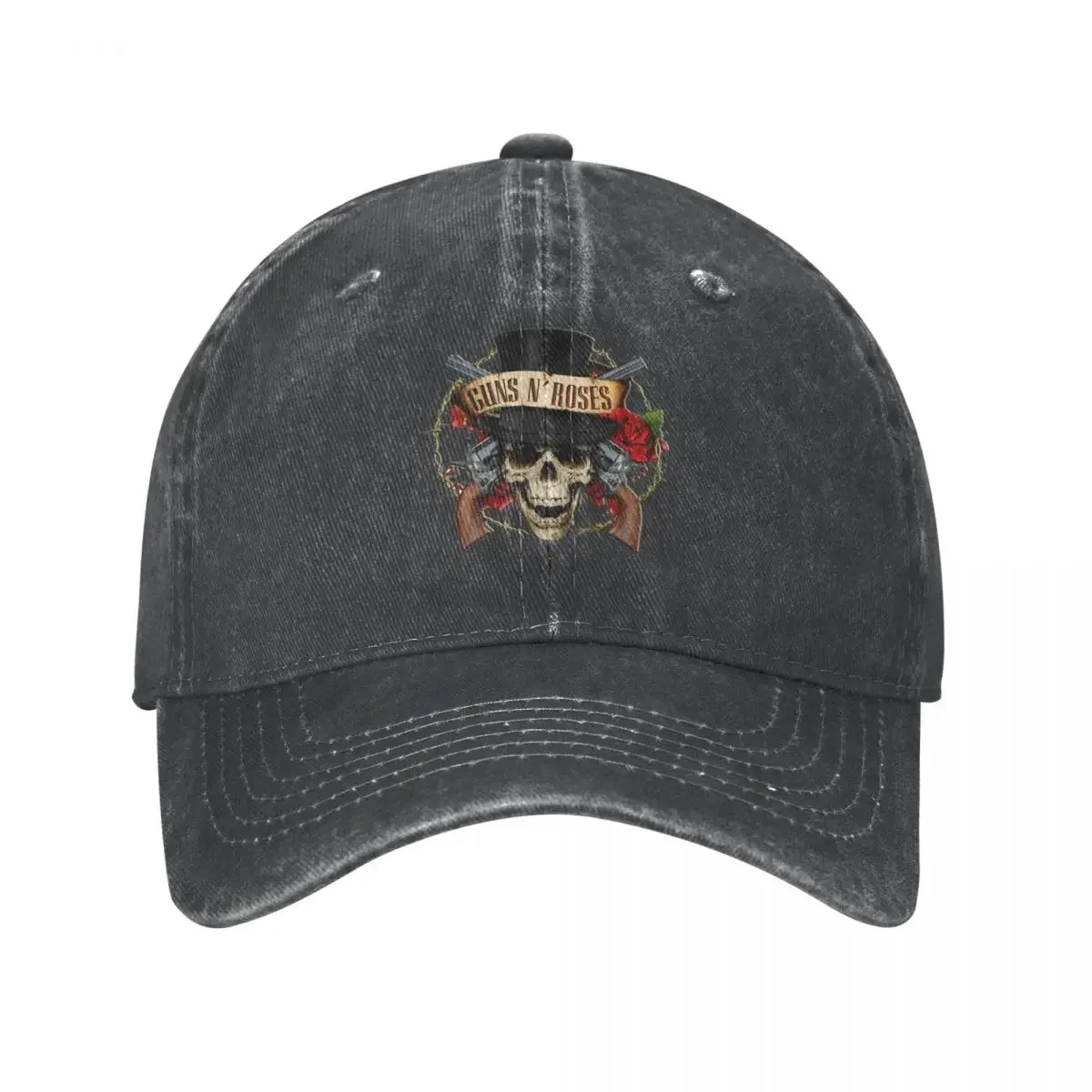 Vintage Guns N Roses Baseball Caps Unisex Style Distressed Denim Snapback Hat - £11.65 GBP+