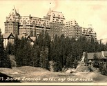RPPC Banff Springs Hotel and Golf House 1949 Byron Harmon Mostcard - $3.33