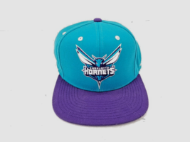 Adidas Charlotte Hornets Snapback Hat Multicolor Men&#39;s Adjustable Size Cap - £10.85 GBP