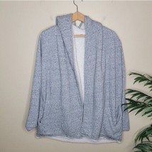 Gap | Heathered Gray Sweatshirt Jacket with Fleece Lining Small - £14.40 GBP