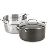 (2) All-Clad H911S374 Essentials Nonstick 7-qt  Multipot with Insert - $76.70 CAD