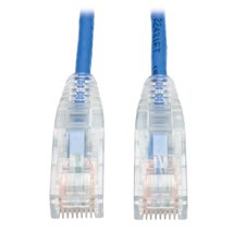 TRIPP LITE Cat6 Gigabit Snagless Molded Slim UTP Patch Cable RJ45 M/M, B... - $7.06