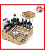 Portable Engineered Wood Paint Stand for Miniatures - Organized &amp; Tidy W... - $592.91 MXN