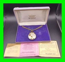 Unique Vintage Medana XTensa Globe Swiss Made Pendant Watch Original Box RUNNING - £100.22 GBP