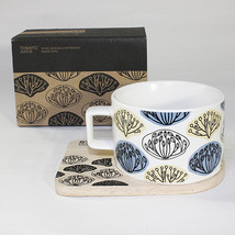 SYNC - [Glossy Ganoderm ] Espresso Cup / Wood Coaster (2.5 inch height) - £15.77 GBP