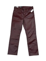 NEW GAP Mid Rise Vintage Slim Coated RED WINE Jeans Size 29x26 8R NWT $7... - £23.16 GBP