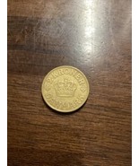 DENMARK 2 Kroner 1939 - Aluminum-Bronze - Christian X. - $24.43 CAD