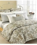 New Rare Ralph Lauren Odeon Floral Silver Gray Full Queen Duvet Cover 92x96 - $173.25