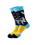 Walking Astronaut Pattern Cozy Socks (One Size) - £11.87 GBP