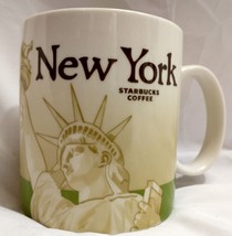 Starbucks New York Collector Series Mug 2011 Green Statue Of Liberty 16 Oz - £11.75 GBP